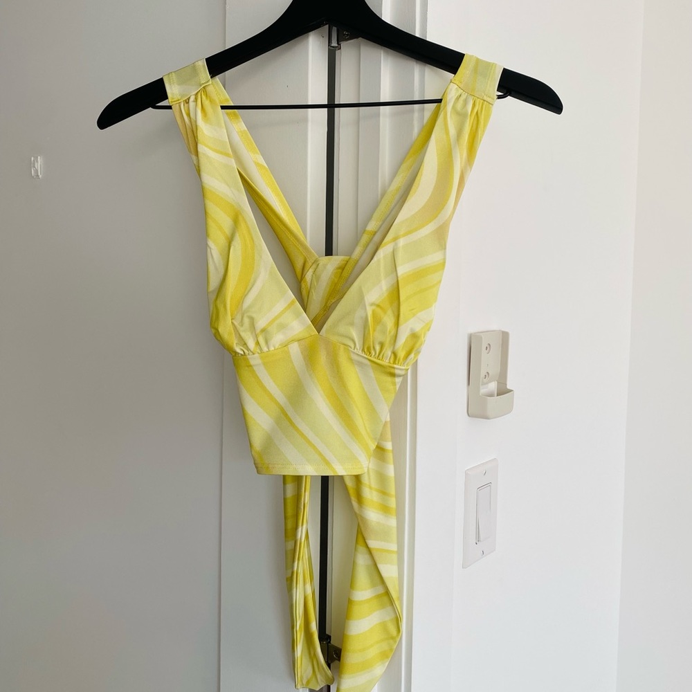 Urban Outfitters Phoenix Plunging Tie Top